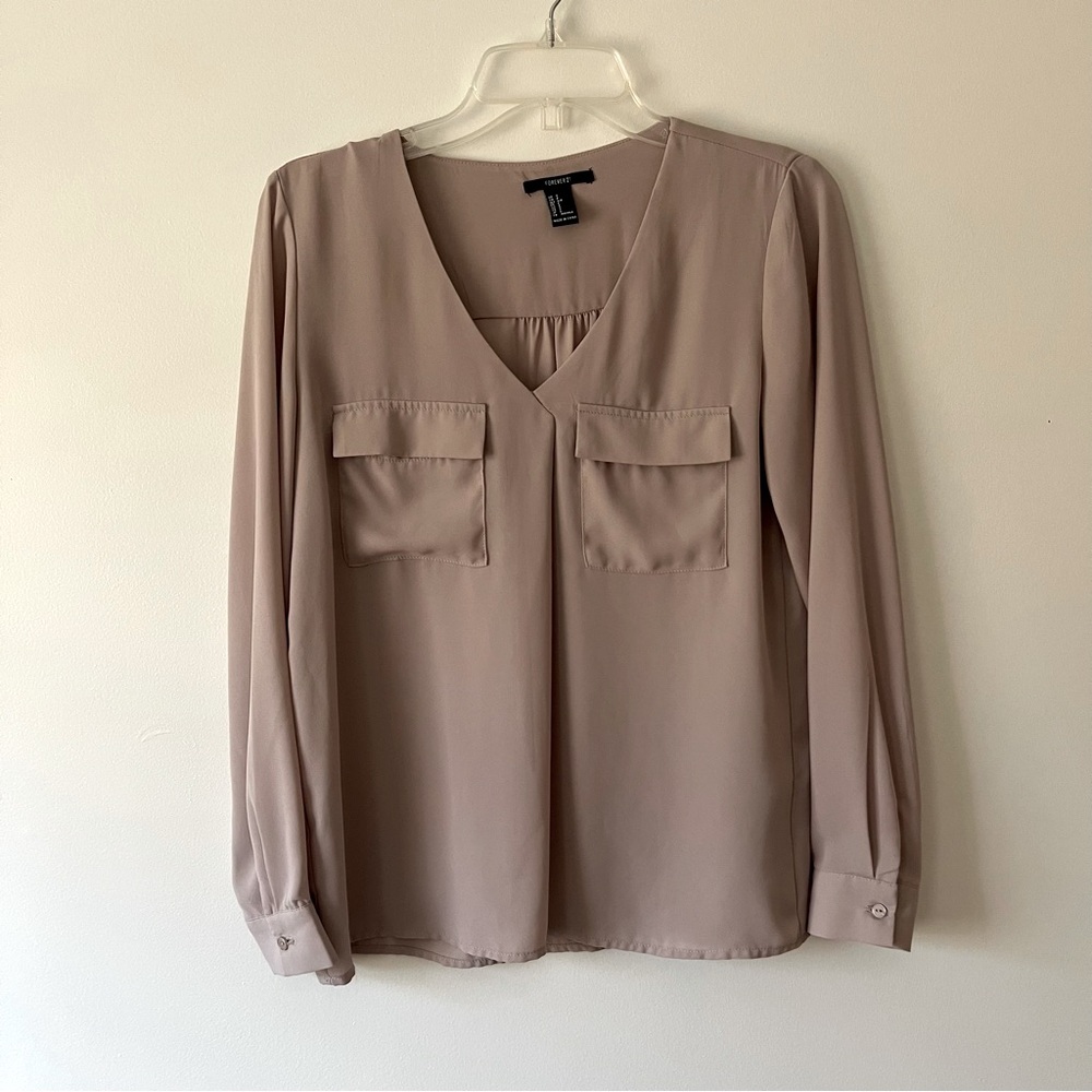 Forever 21 Long Sleeve Blouse S